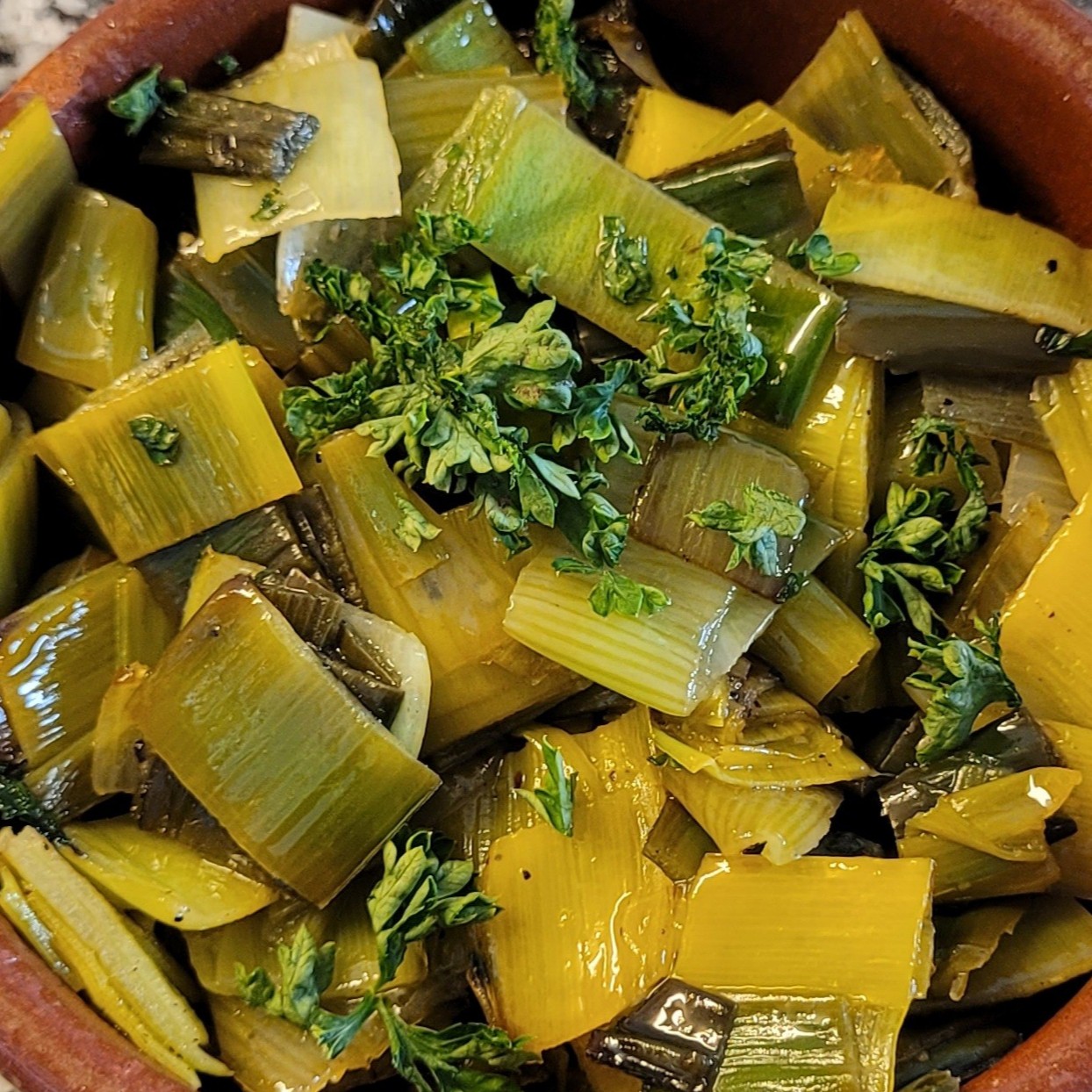 Poêlée de poireaux